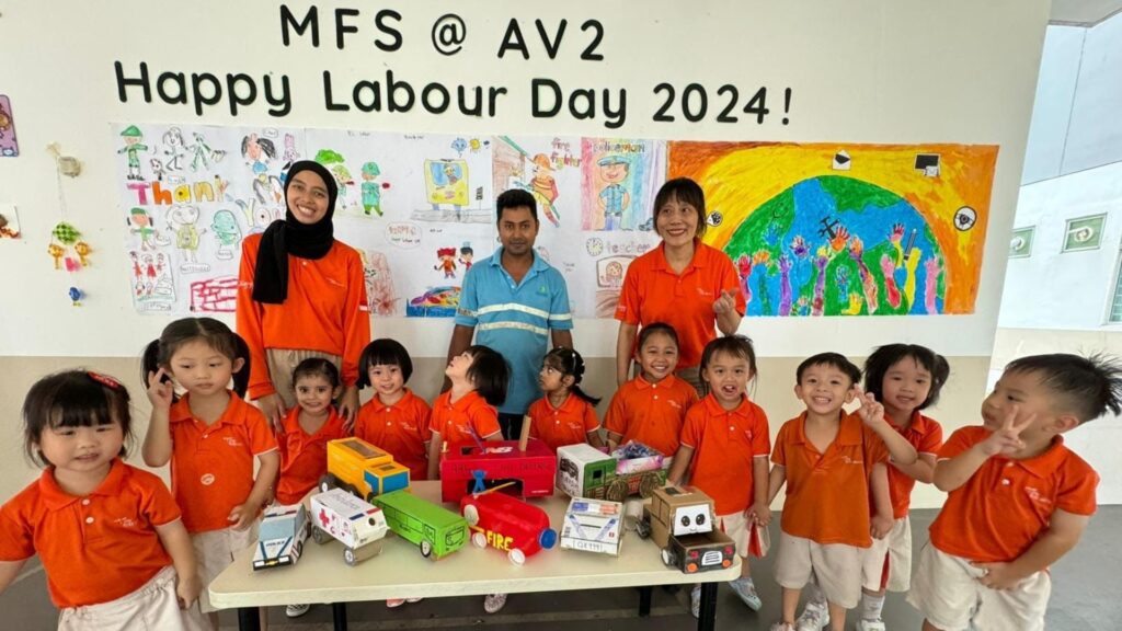 Children in My First Skool Celebrate Labour Day with Meaningful Activities